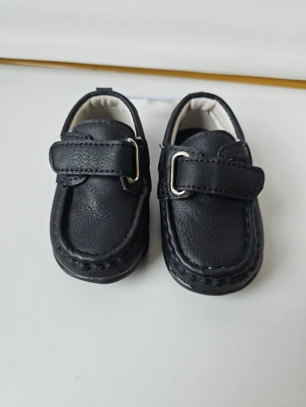 Tender Toes Black Baby Loafers Dress Shoes Size 3 NWT